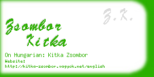 zsombor kitka business card